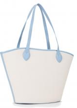 Naturgeflecht Shopper Convent Valentino Azzurro 
