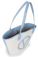 Naturgeflecht Shopper Convent Valentino Azzurro 