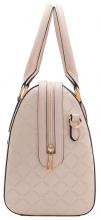 Handtasche Kurzgriff L.Credi Filiberta Prägung hellrosa
