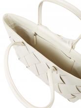 Calvin Klein Shopper Woven Medium Chalk