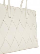 Calvin Klein Shopper Woven Medium Chalk
