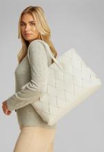Calvin Klein Shopper Woven Medium Chalk