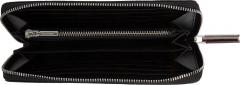 CK Longbörse Daily Large Zip Arround Calvin Klein schwarz mit Struktur