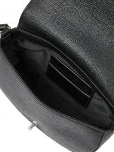 Calvin Klein Überschlagtasche HW Crossbody Saddle Bag Tex Black