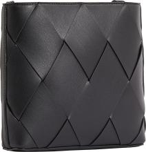 Calvin Klein Crossovertasche Small Woven Square schwarz