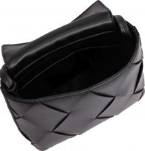 Calvin Klein Crossovertasche Small Woven Square schwarz