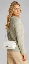 Überschlagtasche mit Ketteneinsatz Calvin Klein Mini Chain Bag Tex Chalk