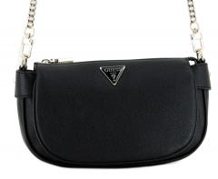 Schultertasche hellbeige Guess Fedora Bone Kettenhenkel