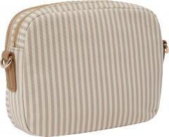 Tommy Hilfiger Poppy Summer Camera Bag Safari Canvas Stripe Beige