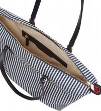 platzsparende Henkeltasche Tommy Hilfiger Poppy Summer Tote Space Blue Stripe