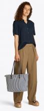 platzsparende Henkeltasche Tommy Hilfiger Poppy Summer Tote Space Blue Stripe