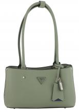 Henkeltasche Guess Meridian Sage salbeigrün Ziernieten