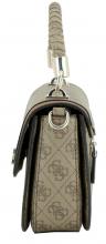 Guess Orlina Logo Top Handle Bag Latte beige braun Kurzgrifftasche