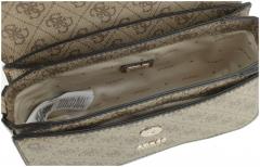 Guess Orlina Logo Top Handle Bag Latte beige braun Kurzgrifftasche