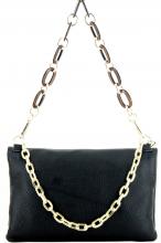 Caleidos elegante Abendtasche gold Italien Leder