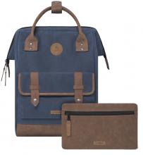 Cabaia Canvas Herrenrucksack Navy Adventurer Medium Patina