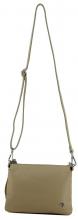 hellblaue Crossovertasche Italien Caleidos Leder dreigeteilt Azzurro