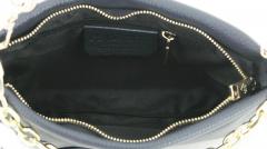 Caleidos Abendtasche metallic Echtleder Italien Kette