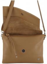 Caleidos Überschlagtasche Azzurro Leder hellblau