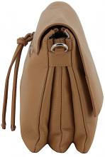 Caleidos Überschlagtasche Azzurro Leder hellblau