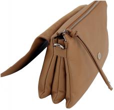 Caleidos Überschlagtasche Azzurro Leder hellblau