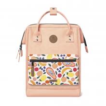 femininer Tagesrucksack Cabaia Adventurer Medium Como Baby Salmon Lachsfarben