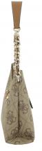 Hobotasche Guess Izzy 4G Logo Shoulder Bag Latte beige braun