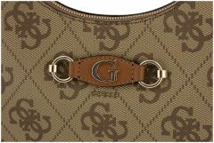 Hobotasche Guess Izzy 4G Logo Shoulder Bag Latte beige braun