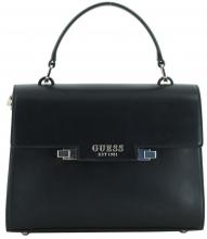 Umhängetasche mit Überschlag Guess Aldith Top Handle schwarz