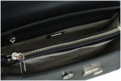 Umhängetasche mit Überschlag Guess Aldith Top Handle schwarz