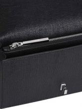 schwarze Umhängetasche mit Leinenstruktur Calvin Klein Mini Chain Black