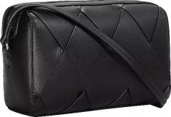 Schultertasche Woven Camera Bag Black Calvin Klein