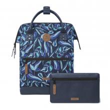 Cabaia gemusteter Backpack Paisley Adventurer Medium Fontainebleau Multico Blue