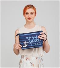 dunkelblaue Toilettetasche Anekke Memories