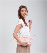 Washbag Anekke Alma rosa Logoprint 