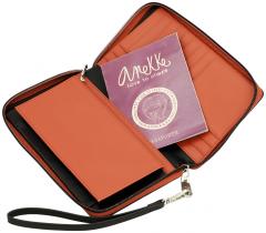große Damenbrieftasche Anekke Alma Perlon dunkelbunt