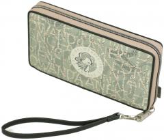 Anekke Alma Original Logoprint Passport Wallet grün bunt Perlon