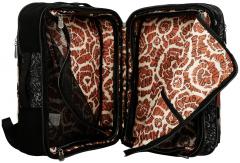 erweiterbarer Reiserucksack Anekke Alma Alegria orange schwarz Laptop
