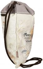 Freizeitrucksack mit Zugband Anekke Memories beige