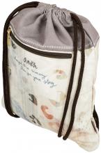 Freizeitrucksack mit Zugband Anekke Memories beige
