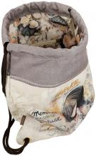 Freizeitrucksack mit Zugband Anekke Memories beige