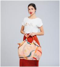 sommerliche Strandtasche orange rosa Anekke Alma Smart