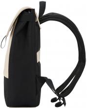 Kapten & Son Rucksack wasserabweisend Cream Black Fyn Überschlag