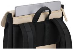 Kapten & Son Rucksack wasserabweisend Cream Black Fyn Überschlag