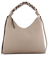 Beuteltasche mit Flechthenkel schwarz Coccinelle Boheme Medium
