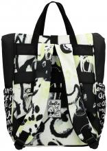 Nylonrucksack Rolltop Anekke Nature Towanda schwarz gelb