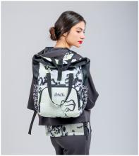 Nylonrucksack Rolltop Anekke Nature Towanda schwarz gelb
