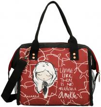 Anekke Alma Lunchbag isolierend dunkelrot zartrosa