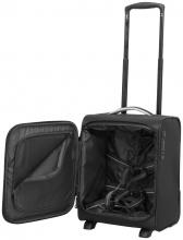 kompakter Rollenkoffer XS 40cm Travelite Jetpack Wings 2 Rad Cabin schwarz