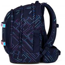 Bücherrucksack Satch Purple Laser irisierend dunkelblau Swap